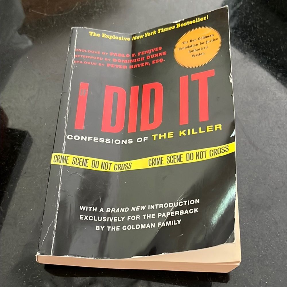 I Did It: Confessions of the Killer Book